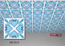 UG 35-3 - FALSE CEILING GYPSUM TILES WITH FITTING ACCESSORIES - PER SQ FT