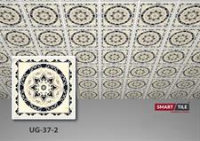 UG 37-2 - FALSE CEILING GYPSUM TILES WITH FITTING ACCESSORIES - PER SQ FT