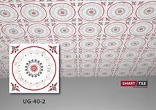 UG 40-2 - FALSE CEILING GYPSUM TILES WITH FITTING ACCESSORIES - PER SQ FT