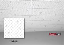 UG 49 FALSE CEILING GYPSUM TILES WITH FITTING ACCESSORIES - PER SQ FT