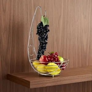 STAINLESS STEEL FRUIT BASKET WITH HANGER
