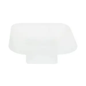 PREMIUM SQUARE FROSTED GLASS  BATHROOM SOAP DISH TRAY REPLACEMENT