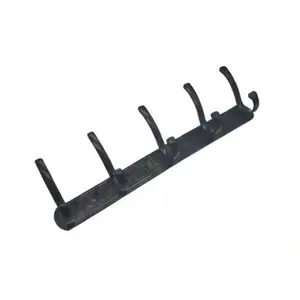 PREMIUM 5-HOOK WALL MOUNTED COAT AND HANGER RACK