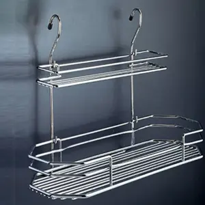 STAINLESS STEEL HANGING DOUBLE  RACK