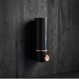 PREMIUM BLACK WALL MOUNTED SOAP DISPENSER
