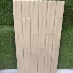 BEIGE WAVE PATTERN PU WALL STONE PANELS