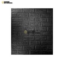 BLACK TEXTURED BRICK FOAMIC SHEET