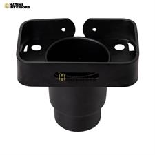 BLACK ALUMINUM BRUSH HOLDER