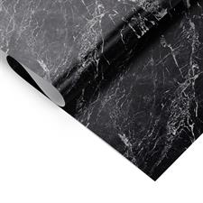 BLACK MARBLE ADHESIVE PAPER