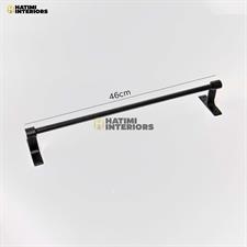 BLACK ALUMINIUM BATHROOM ACCESSORIES SET