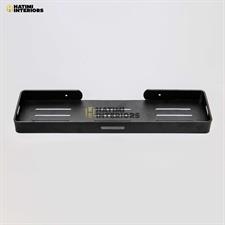 BLACK ALUMINIUM BATHROOM ACCESSORIES SET