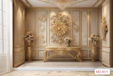 CLASSIC GOLD BLOOM - LIVING ROOM WALL PICTURE
