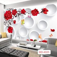 RED ROSES - LIVING ROOM WALL PICTURE