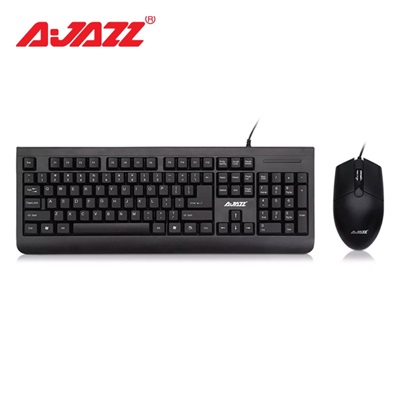 X1180 104 Keys Wired Membrane Keyboard & Mouse