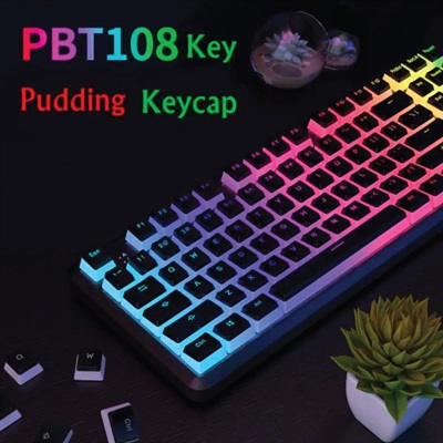 Ajazz 108 Pudding PBT Keycaps