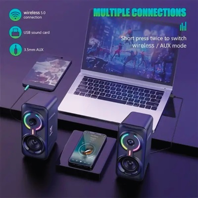 L6 Gaming Bluetooth Speakers.