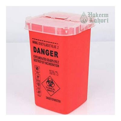Contaminated Blades Container استعمال شدہ بلیڈز کے لیے سرخ بکس