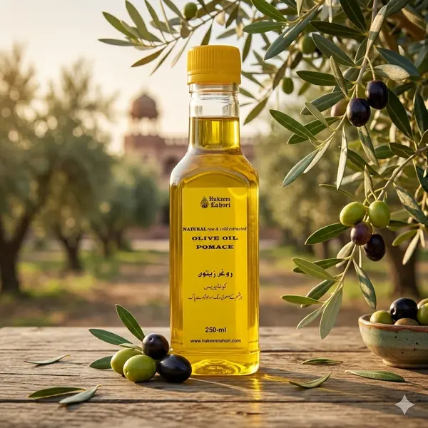 Pomace Olive Oil پامیس روغنِ زیتون (250-ml) | Hakeem Lahori