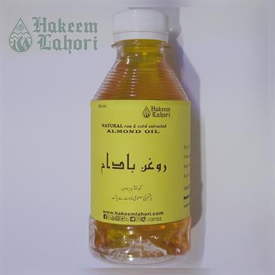 Almond Oil روغن بادام Roghan Badam (125-ml) | Hakeem Lahori