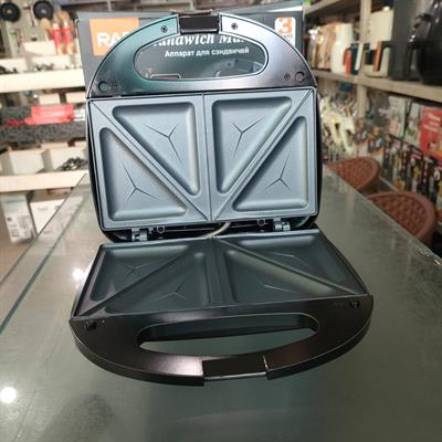 RAF Sandwich Maker 4 Slice R.237S – Stainless Steel Top & Dual Heating – 850W