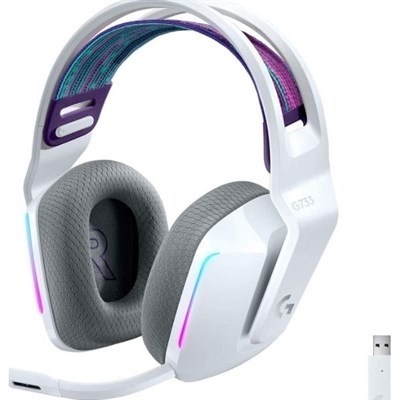 Logitech G733 LIGHTSPEED Wireless RGB Gaming Headset  White