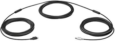 Logitech Group Cam 15M Extended Cable  (49 feet) cable for video conferences in larger rooms