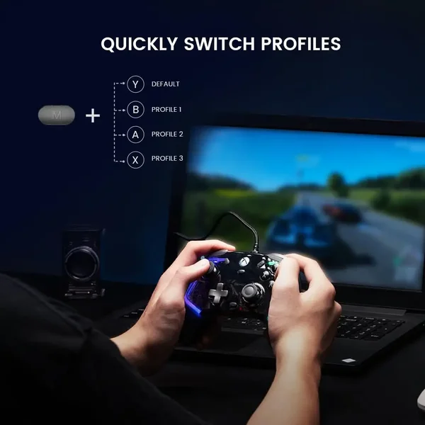 GameSir Kaleid Wired Controller - Transparent ARGB