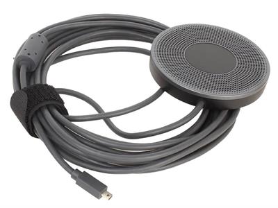  Logitech Expansion Mic For Meetup Add-On Microphone With Mute Control For Extended Audio Range
