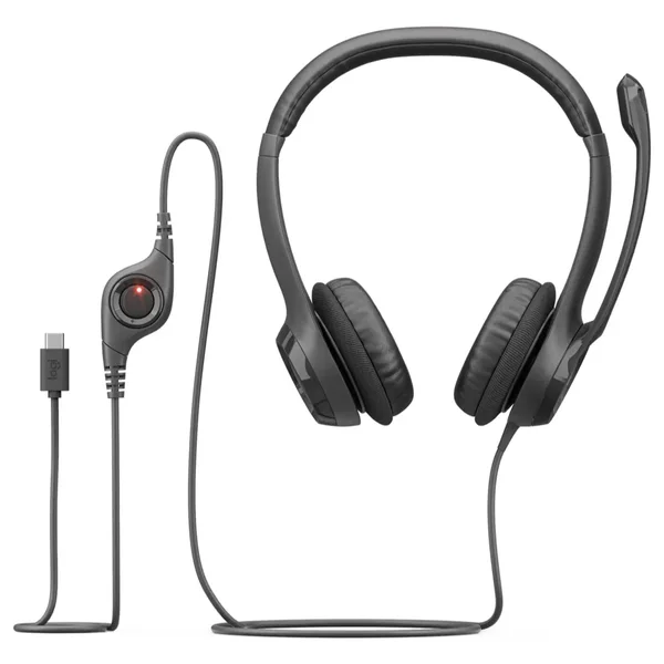 Logitech H390 USB-C Computer Headset Black