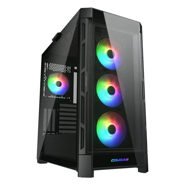 Cougar DUOFACE PRO RGB E-ATX Gaming Case - Black