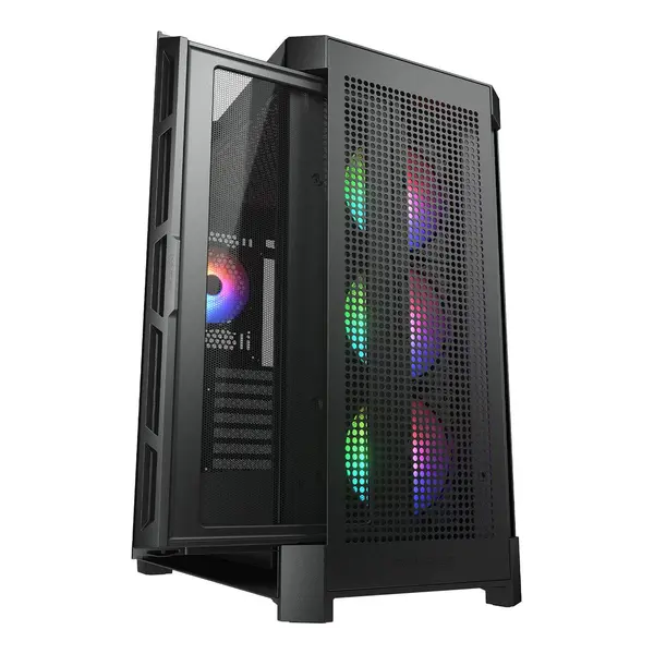 Cougar DUOFACE PRO RGB E-ATX Gaming Case - Black