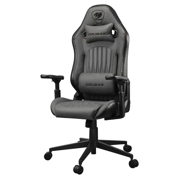 COUGAR  EXPLORE ROYAL GRAY F VC Leather 3D Hyperrotation Armrest Gaming Chair