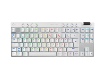 Logitech G Pro X TKL LIGHTSPEED Wireless Gaming Keyboard - WHITE