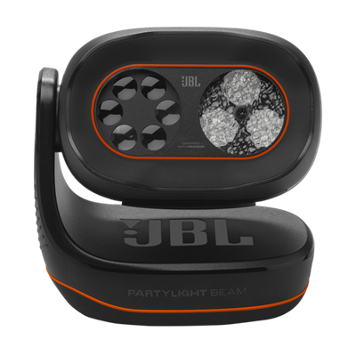 JBL PartyLight Beam A Bluetooth projection party light that wirelessly syncs with JBL PartyBox speakers to create a true party vibe.