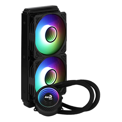 Aerocool Mirage L240 240MM ARGB Liquid Cooler - Black