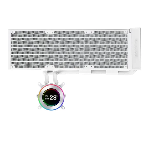 Lian Li Hydroshift II 360 LCD Liquid CPU Cooler Fits Most PC Fans - White
