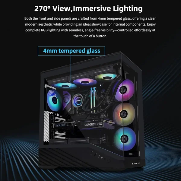Lian Li Vector V100R ATX Mid-Tower PC Case- Black