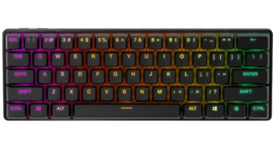 SteelSeries Apex Pro Mini Wireless Mechanical Gaming Keyboard - 60% Compact