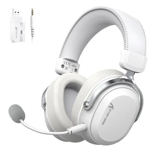 Attack Shark L30Pro Wireless Gaming Headset -  White