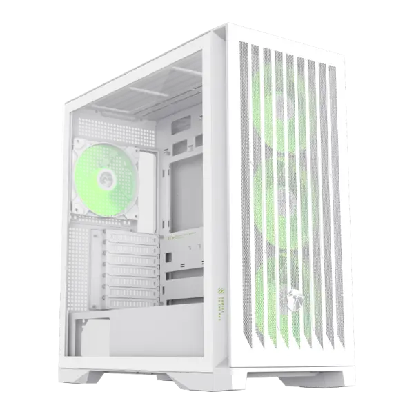 GameMax LEADER 2 WH Mid Tower Gaming Case - White