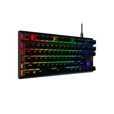 HyperX Alloy Origins Core PBT - TKL Mechanical RGB Gaming Keyboard, PBT Keycaps, Linear Red Switch