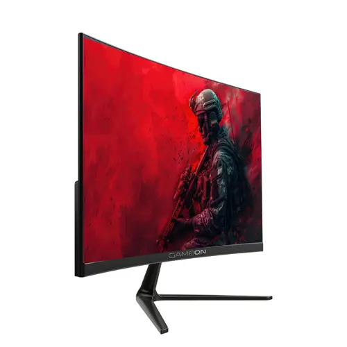 GAMEON GOC24F120VA Pro Series 24" FHD, 120Hz, MPRT 1ms, HDMI 2.1, VA Panel Curved Gaming Monitor (Supports PS5) - Black