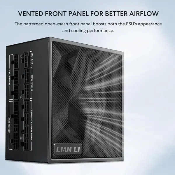 Lian Li SX Platinum 1200W SXP Compact ATX Form Factor Power Supply - Black