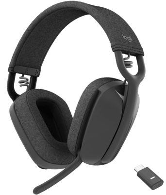 Logitech ZONE VIBE WIRELESS Headphones Teams Version Certified for Business
