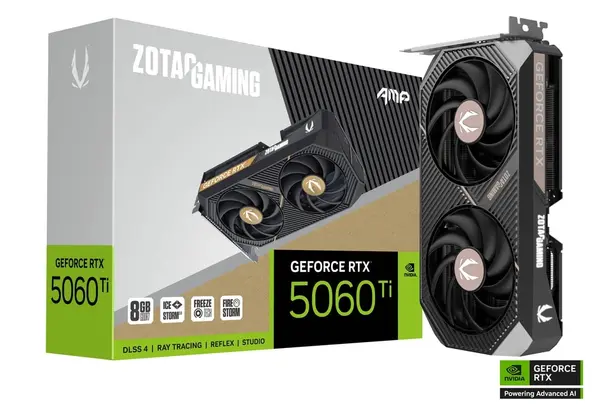 ZOTAC GAMING GeForce RTX 5060Ti 8GB TWINEDGE GDDR7 128-bit P/N: P288-1N777-200Z8
