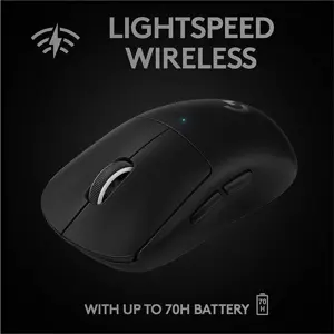 Logitech PRO X Superlight Wireless Gaming Mouse, Black