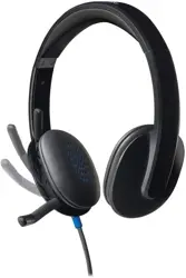 Logitech H540 USB Computer Headset Black