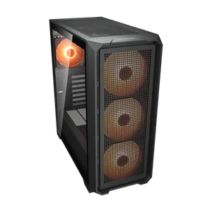 Cougar MX600 Air Pro Mid-Tower ATX Gaming PC Case, 6x ARGB Fans White