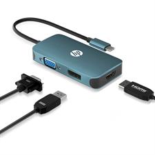 HP DHC-CT200 Multi connector USB-C To VGA / DP / HDMI PORT