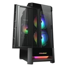 COUGAR Duoface RGB / Mid tower / 2 type front panels)-  Black